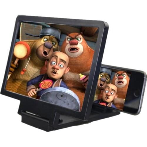 3D Screen Amplifier Universal Mobile Phone Amplifier Magnifying Glass HD Video Stand Bracket Folding Screen Enlarged