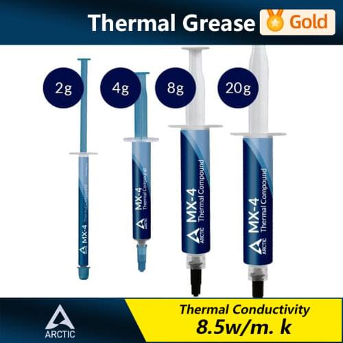 Arctic MX-4 thermal conductive silicone grease graphics card cooling paste desktop cpu notebook silicone grease 2/4/8/20g