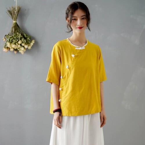 BABAKUD Yellow Blouses