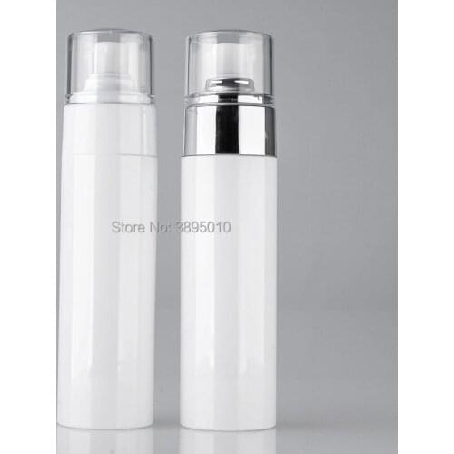 White PET Sprayer Perfume Bottle 150cc Plastic Mist Spray Atomizer cosmetic Packaging F961