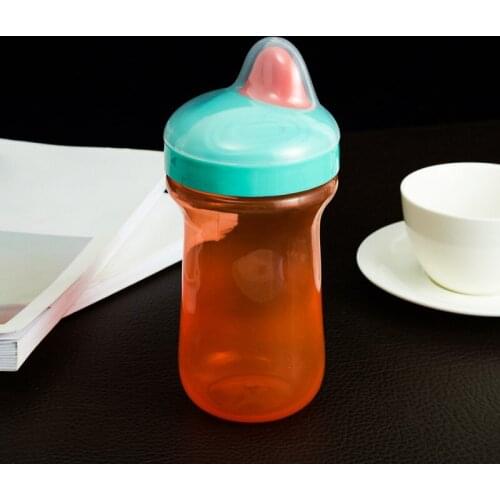 Children Learn Feeding Drinking Water Bottle Cute Baby Bottles Eco-friendly PP Kid cups 300ml