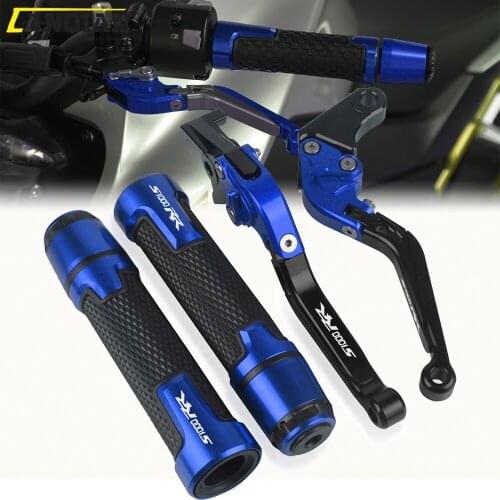 For BMW S1000RRNotCompveR. 2010-2016 Motorcycle Accessories CNC Aluminum Brake Clutch Levers Handlebar Hand Grips ends S1000RR