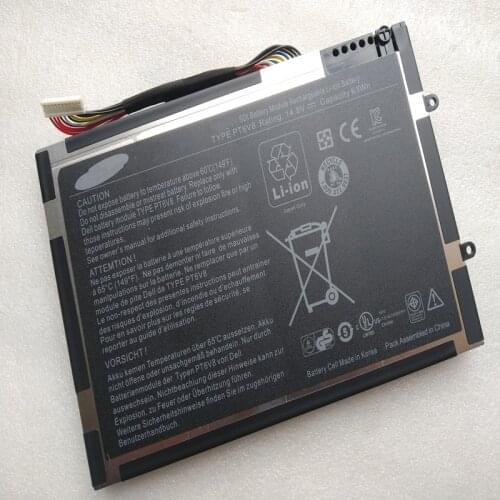 For Dell Alienware M11x M14x R1 R2 R3 8P6X6 08P6X6 KR-08P6X6 P06T PT6V8 T7YJR Genuine Laptop New Battery 14.8V 63Wh