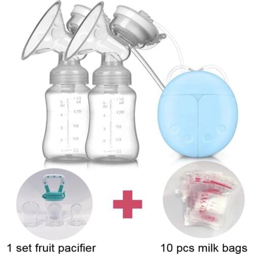 Double Side Electric Breast Pump 100% Food Grade Double Electric Milk extractor