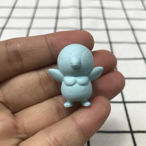 TOMY Pokemon Action Figure Sushi Linkage Candytoy Piplup Gacha Decoration Toy Model