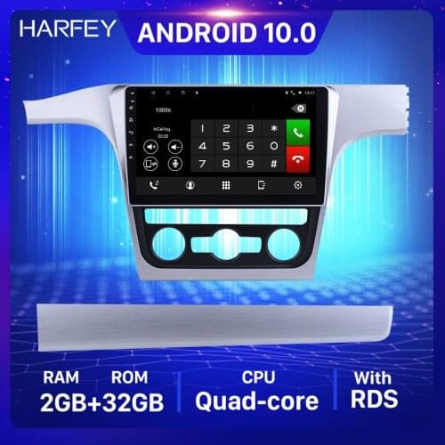 Harfey Car Multimedia 10.1inch Android 10.0 Car Head Unit Radio Player GPS for 2012 VW Volkswagen Passat HD 1024*600 Touchscreen