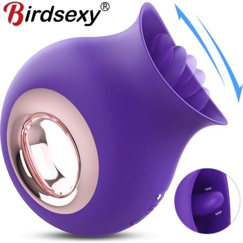 Clitoral Licking Vibrator Rose Flower G-spot Vibrators Clit Stimulator Vagina Pussy Massager Adult Sex Toys for Women Orgasm