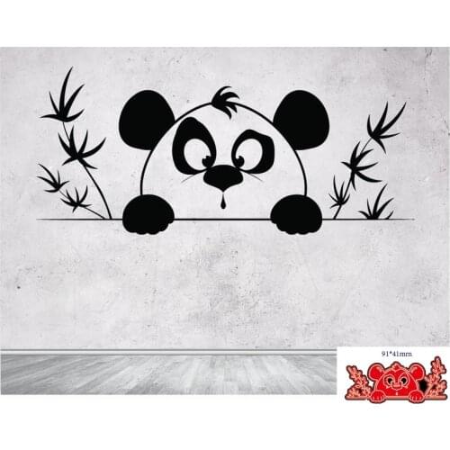 Cute Lovely Pandas Stencils Hot New Metal Cutting Dies for Making Scrapbook Papper Card Album Birthday Card Embossing Cut Dies