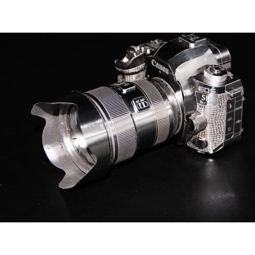 MMZ MODEL 3D Metal Puzzle Camera Canon Building Model Kits DIY 3D Laser Cut Jigsaw Toys For adult