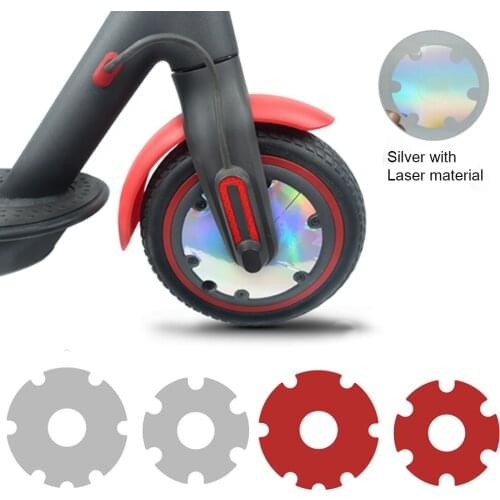 Electric Scooter Front Wheel Sticker Motor PVC Motor Protective Cover Shell Kick Scooter Accessories for Xiaomi Mijia M365 pro