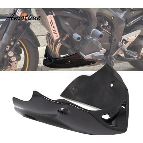 For Yamaha FZ6 Fazer 600 S2 2004-2010 Chin Belly Pan Lower Front Spoiler Fairing Cover Fit FZ 6 Motorcycle Parts Plastic