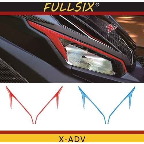 New Motorcycle headlight sticker for HONDA X-ADV xadv 750 headlight decoration 3M applique headlight sticker light eyebrow