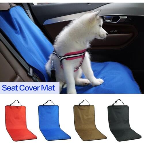 Pet Waterproo For Car Seat Cover Mat For Cat Dog Carrier Car Back Seat Mat Car Seat Protector Mat Rear Safety Travel Accessories
