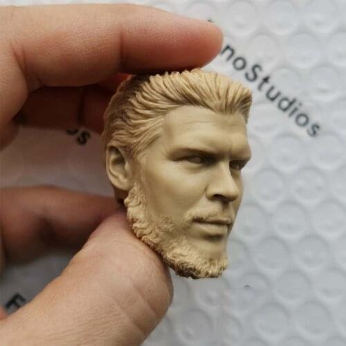 1/6 head carving Chegevala white mold Argentine revolutionist Cuban revolutionary hero Cuban leader in stock