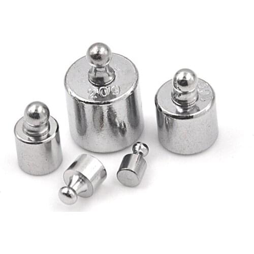 5PCS Precision Calibration Set Chrome Plating Scale Weights Set 1g 2g 5g 10g 20g Grams For Digital Scales Home Tool Accessories