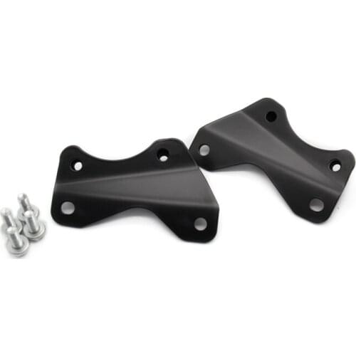 Black Rear Backrest Carrier Mounting Brackets For Honda Goldwing F6B Standard Deluxe
