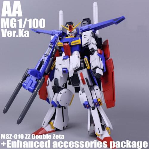DABAN 3301 MG 1/100 MSZ-010 ZZ Double Zeta Ver.Ka + Enhanced accessories package Assemble Action Figures Model Toys