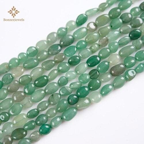 Stone Beads Natural Irregular Green Aventurine Round Loose Spacer Beads For Jewelry Making Diy Bracelet Necklace Wholesale