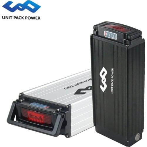 Electric bike conversion kit li-ion 18650 battery 48V 26Ah with rear rack for 48V 1000W Motor