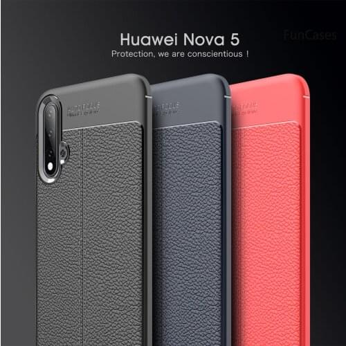 Lovely Flip Cases Covers For hoesje Huawei Nova 5 Phone Bag Case sFor Huawei carcaso Nova 5 Pro Accessory Soft TPU Cases Carcaso