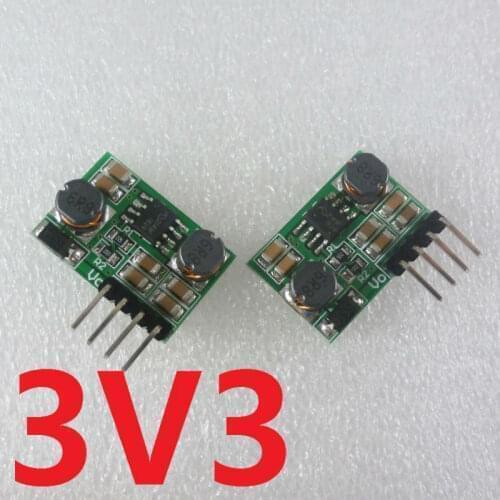 2pcs 2 in 1 DC 1.5V/2.5V/3V/3.7V/5V to 3.3V DC-DC Boost-Buck Converter Module for nodemcu ESP8266 Wifi Bluetooth 18650 nrf24l01