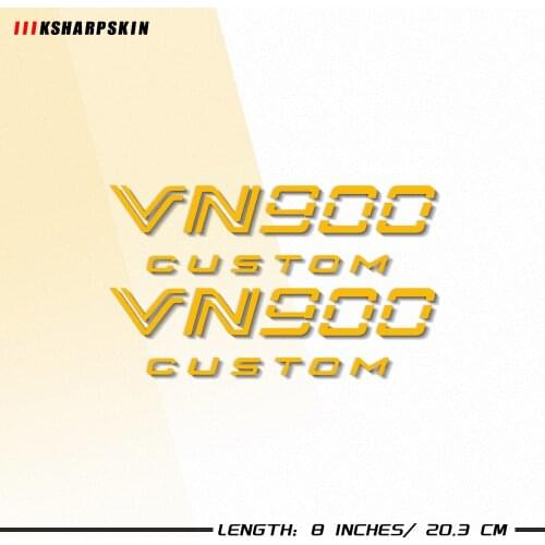 New motorcycle bicycle fuel tank sticker wheel helmet MOTO waterproof reflective logo for KAWASAKI VN900
