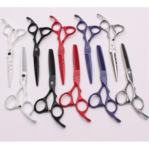 Z1010 5.5INCH 16cm Purple Dragon Hairdressing Scissors Styling Tool Cutting Scissors Thinning Shears Professional Hair Scissors