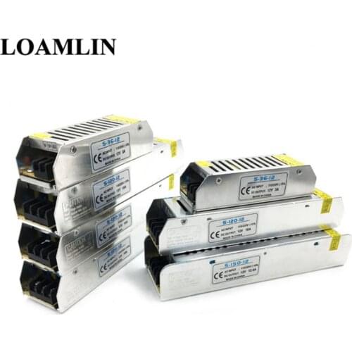 Power Supply DC12V 3A 5A 8.5A 10A 12.5A 15A 20A 30A Lighting Transformer For LED Strip Light Switching Power Adapter Driver