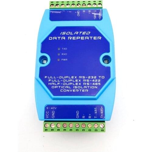 Industrial grade 485 isolated RS485 repeater signal amplifier extension 485 to 422 converter Isolated Repeater