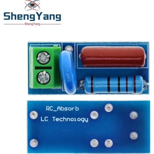 AC/DC 5V-400V RC Absorption/Snubber Circuit Module Relay Contact Protection Resistance Surge 6V 9V 12V 24V 110V 220V