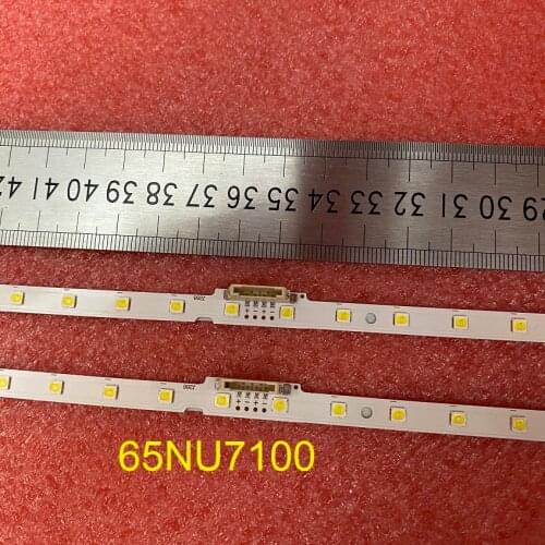 2pcs LED strip for Samsung UN65RU7100G UN65NU7100G UN65RU7200 UN65NU6070 UN65NU6080 UN65NU7200 UN65NU6900 UE65RU7400U UE65RU7100