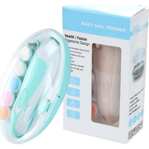 Nail Trimmer Portable Electric Safe Nail Clipper Cutter Baby Trimmer Manicure Pedicure Clipper Scissors Infant Baby Nail Cutter