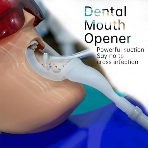 1pcs Dental Mouth Opener HVE Suction Droplets Dental Cheek Lip Retractor Suction Mouth Opener for Dental Chair HVE Suction