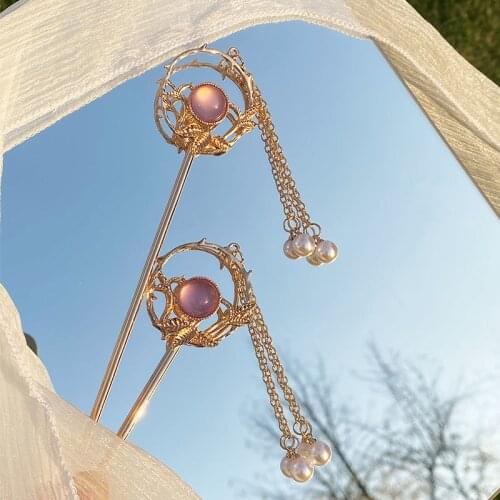 Fashion Metal Hair Sticks Chinese Style Women Hair Pin Clip Hairpins Chopstick Headwear Bridal Wedding Jewelry Accessories Gifts