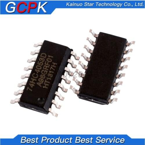 10PCS 74HC4053D SOP16 74HC4053 SOP SN74HC4053DR SOP-16 HC4053 SMD new and original IC