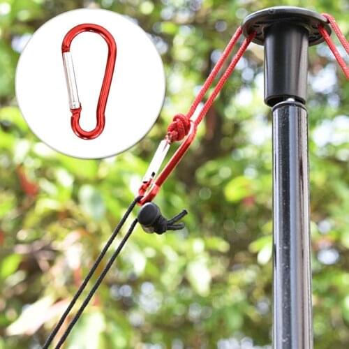 10Pcs Universal Fishing Hiking Spring Snap Hook High Hardness Keychain Carabiner Clips Rust-proof for Outdoor