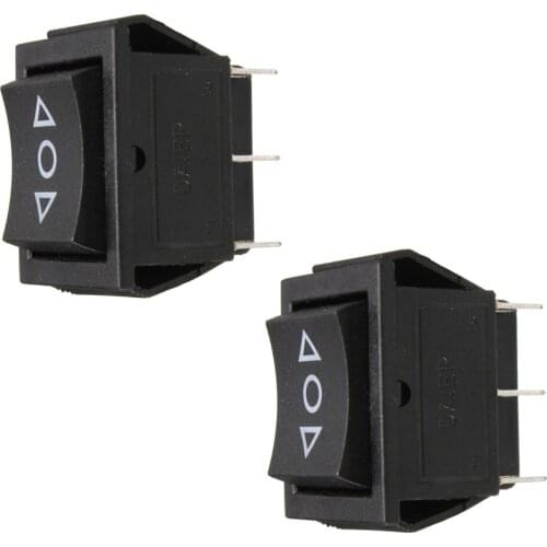 2X Power Window Lock Rocker Switches DPDT On/Off/On For Agricultural Vehicle
