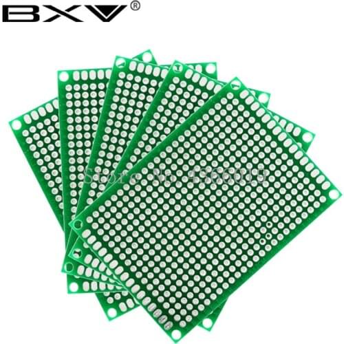 5*7 5*7cm PCB 5x7 5x7cm PCB Double Side Prototype PCB diy Universal Printed Circuit Board Green