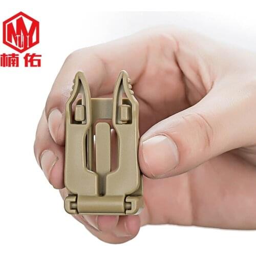 5PC EDC Tool Outdoor Camping Travel Hiking Morley Backpack Accessory Clip Connection Buckle Clip kit Fixed Storage Buckle