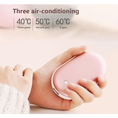5200mAh Rechargeable Travel Powerbank Mini USB Pocket Hand Heater Home Warm Hand Warmer Power Bank