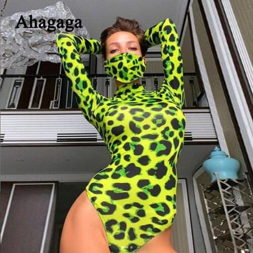 Ahagaga Women's Long Sleeve Bodysuits