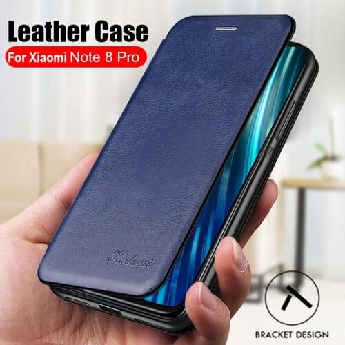 For xiaomi redmi note 8 pro case Leather Flip Book Wallet Stand Phone Case on xiomi redmi note8 pro note8pro etui caso Cover