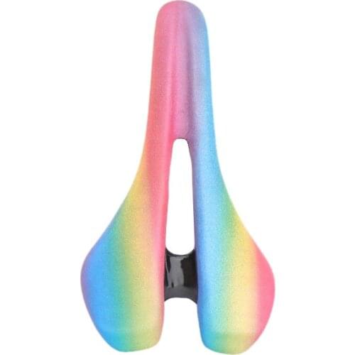 Color Bike Saddle Breathable Bicycle Seat Cushion Ergonomic Design for Mountain Road Bikes Cycling Gel