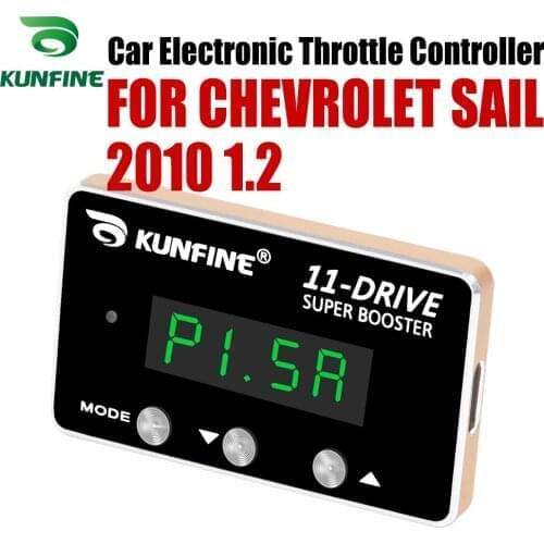 KUNFINE Car Electronic Throttle Controller Racing Accelerator Potent Booster For CHEVROLET SAIL 2010 Tuning Parts