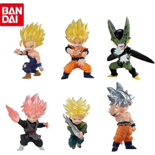 6cm BANDAI Dragon Ball ADVERGE MOTION Box egg Son Goku Anime characters Action PVC Collection Model Toy Anime Figure Toys For Ki