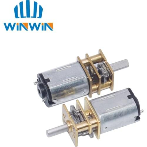 GA12-N20 DC 6V 100RPM Gear Motor Speed Reduction Gear DC Motor Electric Gear Box with Gearwheel for RC Robot DIY Engine Camera