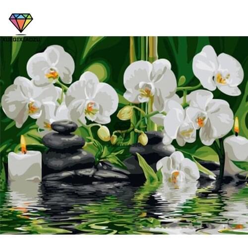 XUEQIXIAOZU Full Round Flower Diamond drawing Diamond embroidery 5D DIY Diamond setting Musk painting gift 2020 New