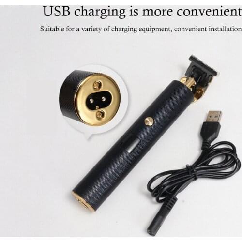3W Electric Hair Clipper Hair Cutting Machine 0 Knife Hair Salon Carving USB Charging Trimmer for Men Charge and Plug Dual Use