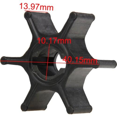 Marine Water Pump Impeller Boat Engine Impeller 6 Blade For Suzuki 2-Stroke 2HP 3.5HP 4HP 5HP 6HP 8HP 17461-98500-3