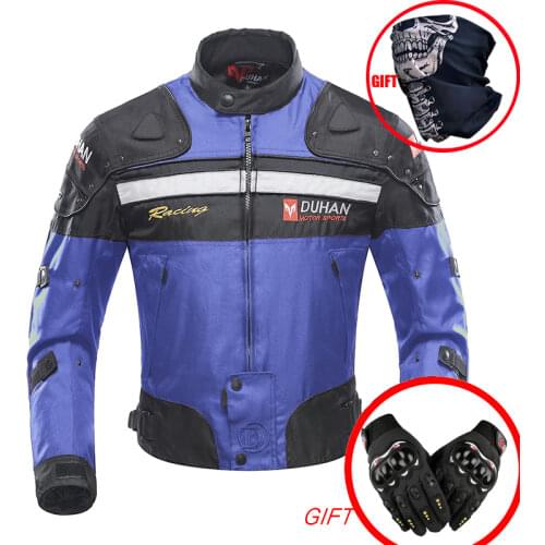 DUHAN Motorcycle winter Jackets warm protective Mens 600D Oxford Clothing motorbike Cruiser Touring Chopper Scooterski Jacket